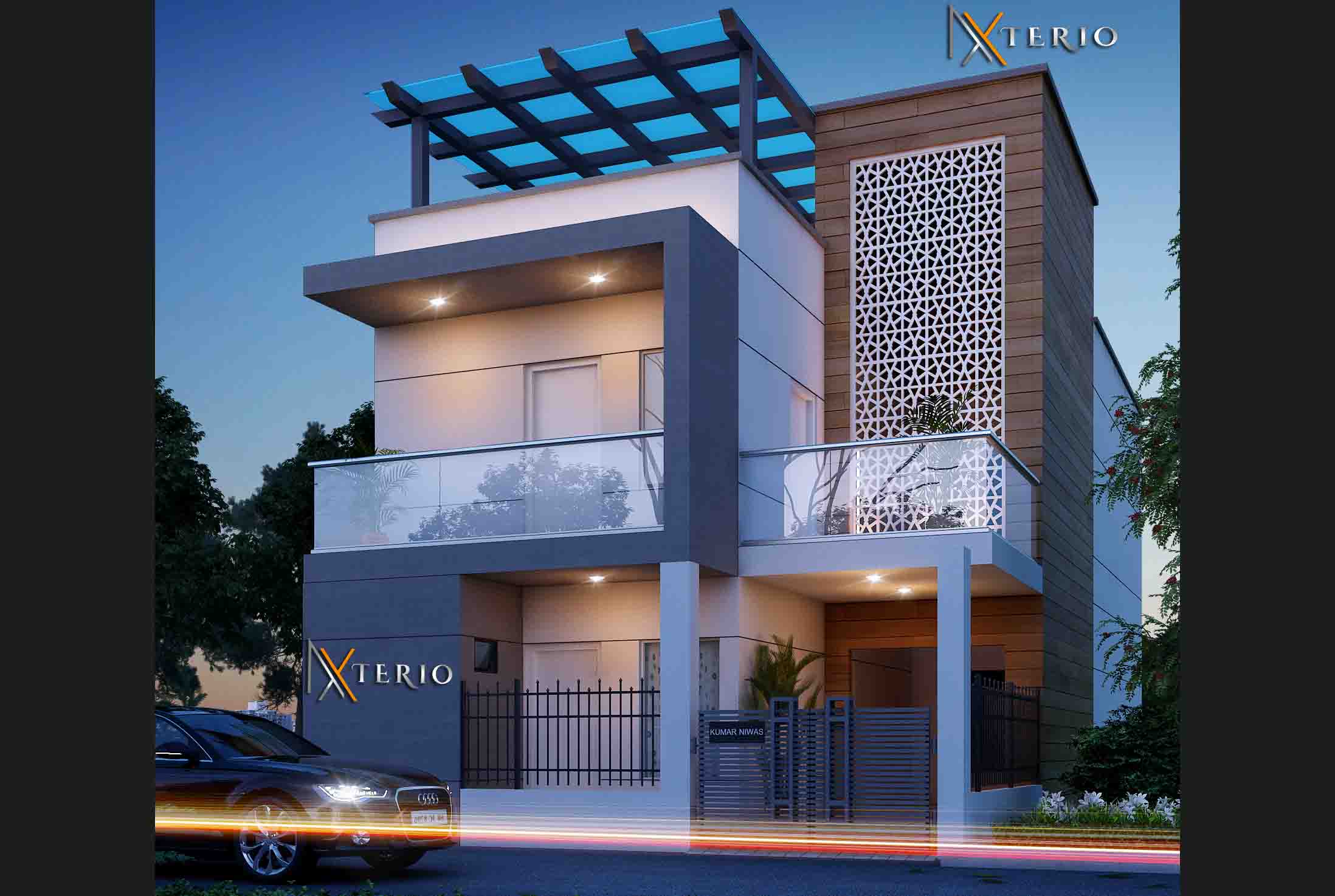 Residential facade and elevation